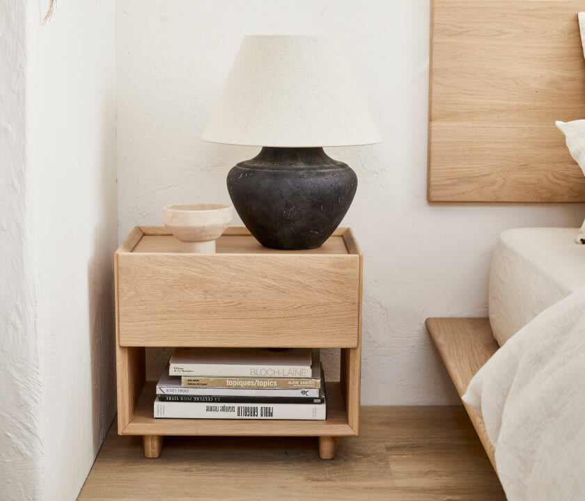 table de chevet en bois massif livia