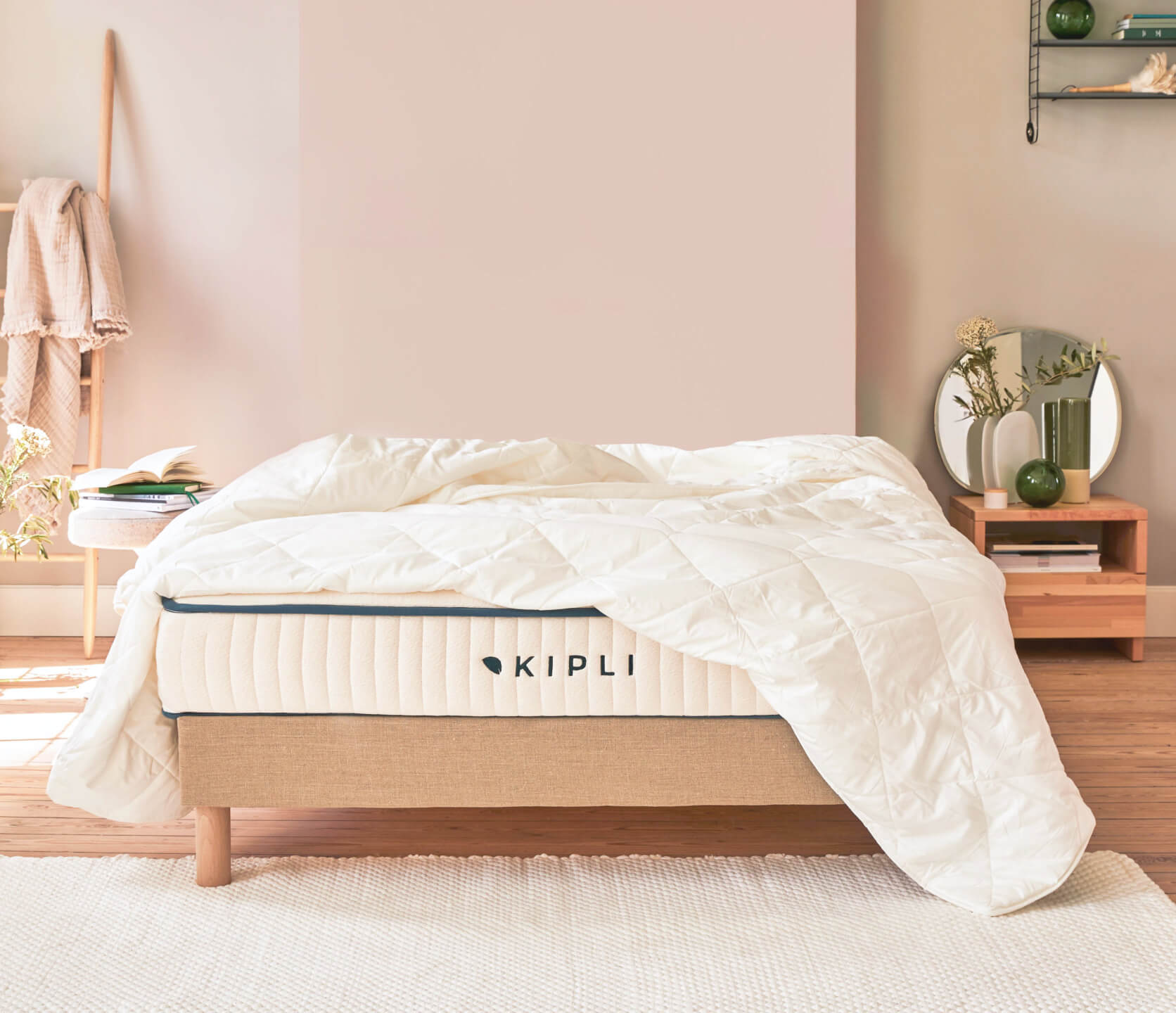 Couette Pikolin home - Couette en fibre hypoallergénique en Aloe vera,  printemps-été, 150g/m². 240x280 cm - Lit double adulte