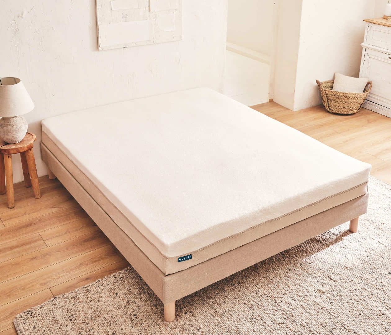 2X Drap Housse 100 x 200 cm Lit Matelas 1 Personne Coton Polyester