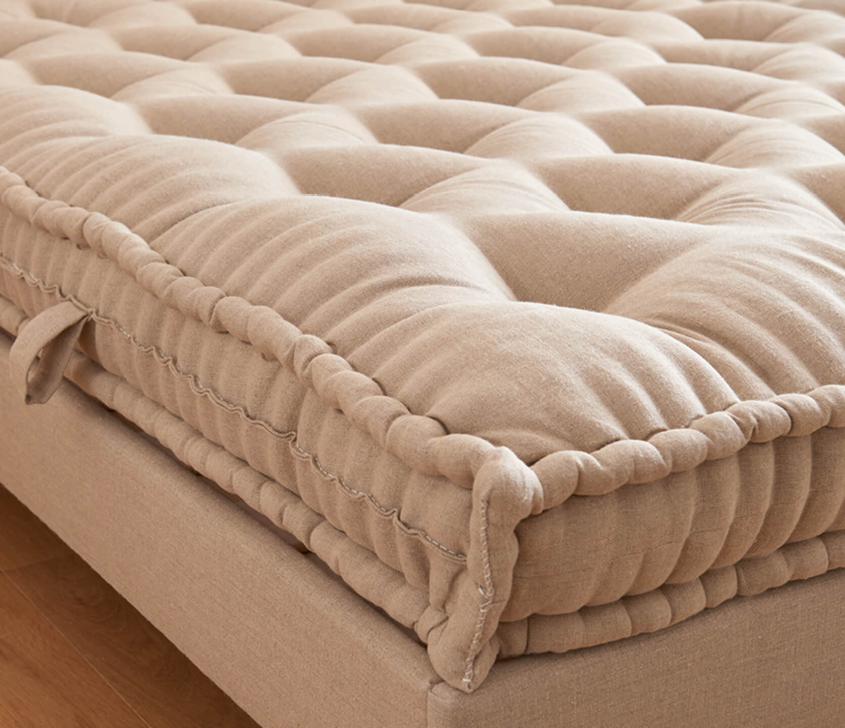 Housse Protège-Matelas - 100% Laine Vierge / Coton