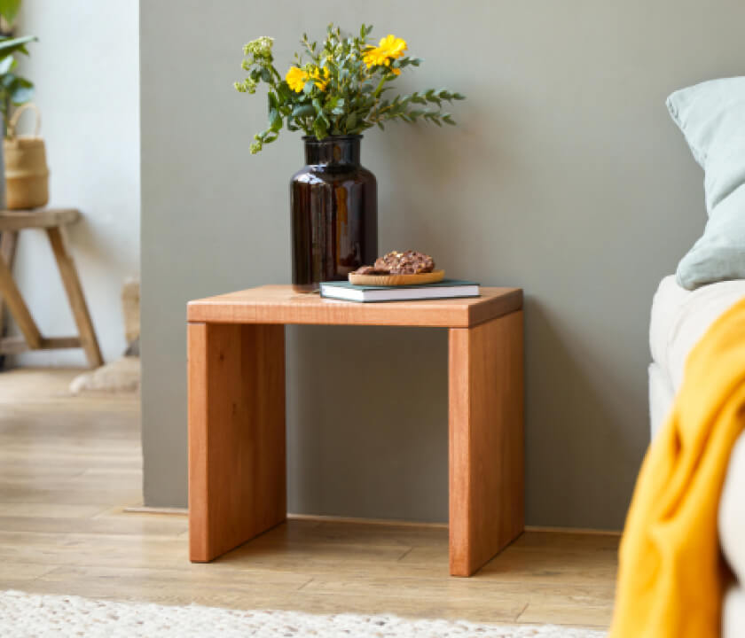 table de chevet en bois massif luca