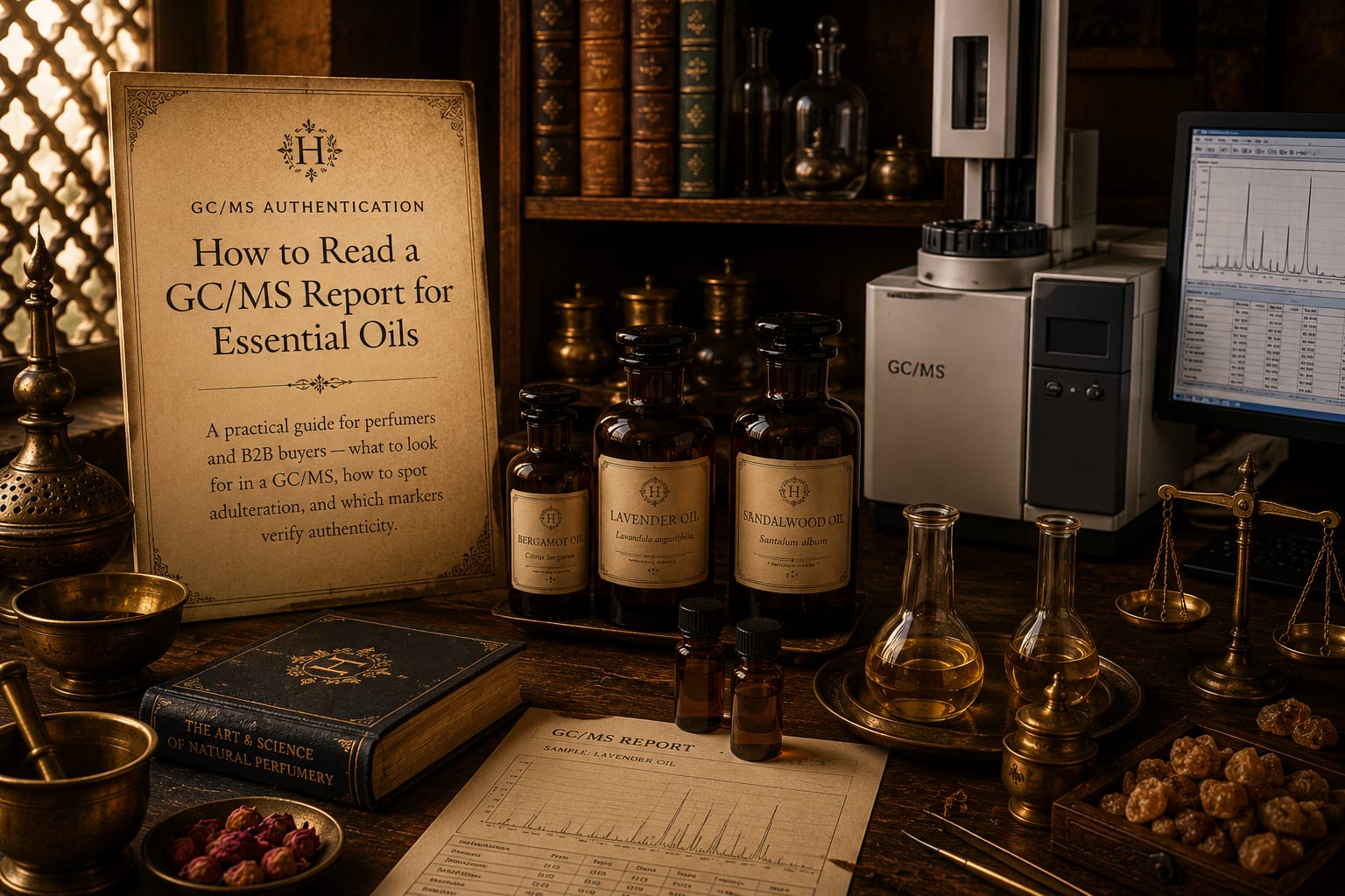 How to Read a GC/MS Report for Essential Oils