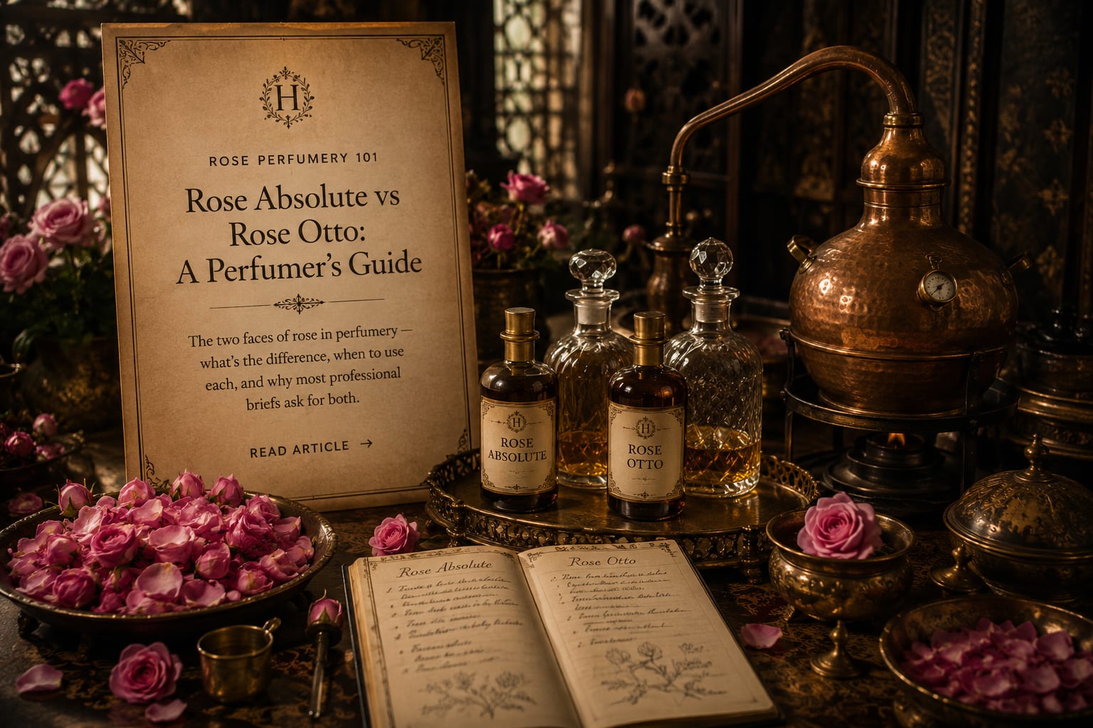 Rose Absolute vs Rose Otto: A Perfumer's Guide