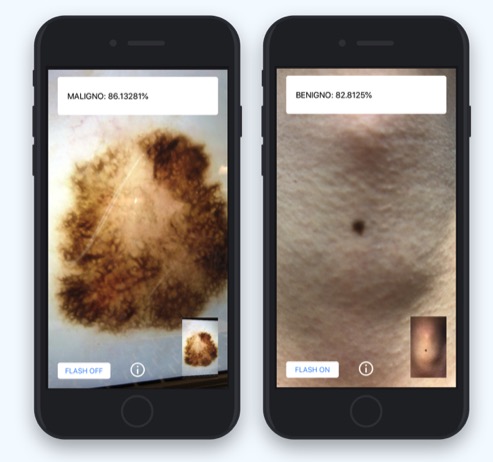Image of landing page for the vision app