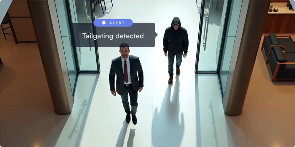 Tailgating detection with Kisi and Lumana