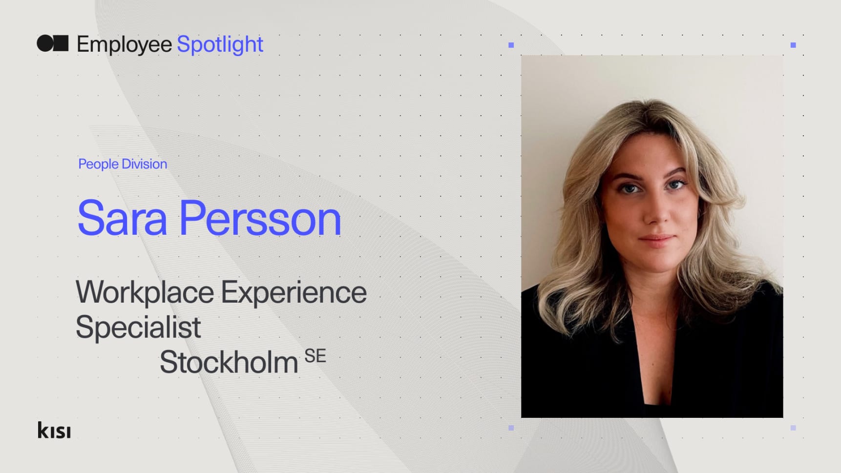 Sara Persson employee spotlight