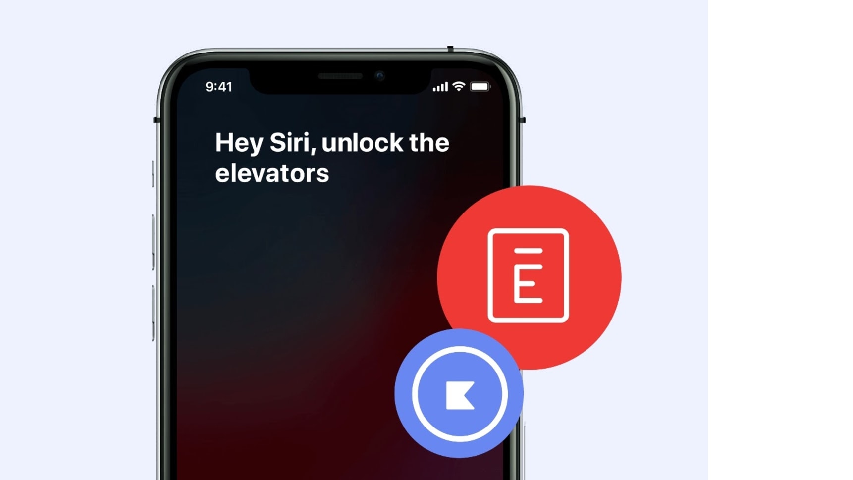 Unlock elevators with Siri