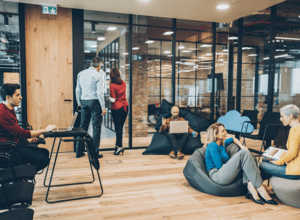 trendy coworking space in 2024