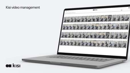 A mock up showing Kisi's newly announced Video Management System