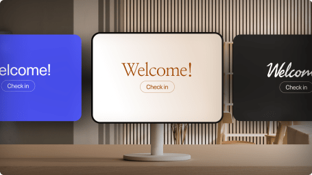visitor kisoks as part of virtual front desk system