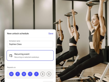 door entry systems for reformer pilates studios