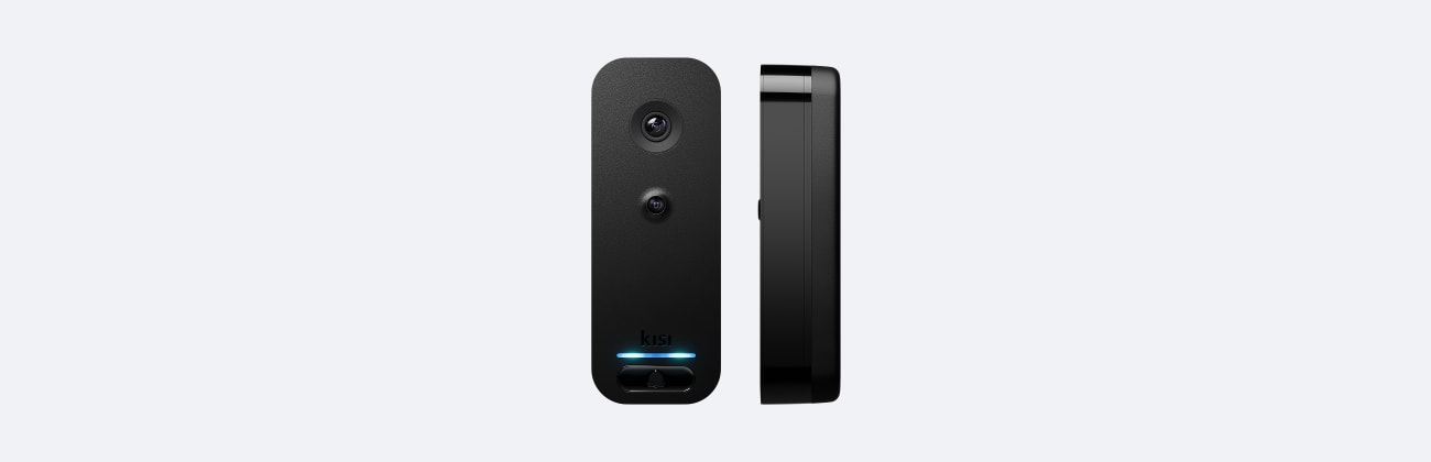 Kisi Intercom Pro front and side view