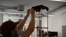 Kisi's Hardware Teamlead working on a hack week project on elevator access
