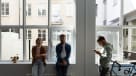 An image of 3 Kisi employees in Kisi's Stockholm office during hack week
