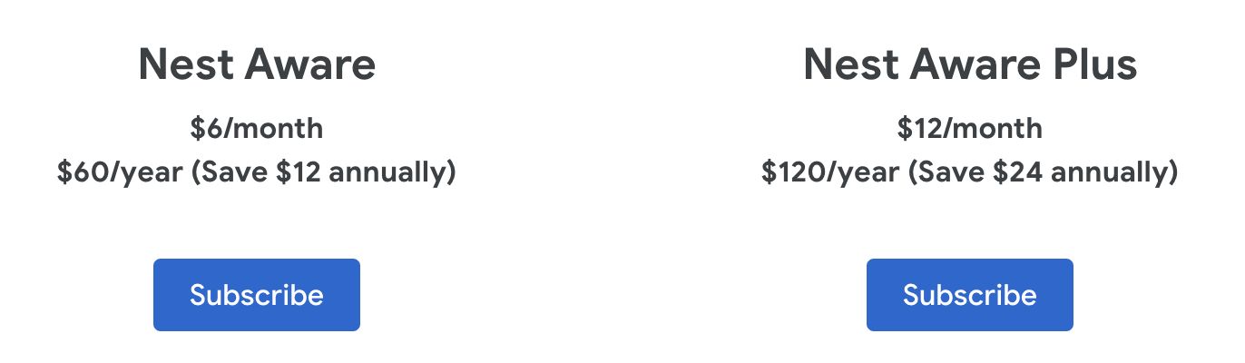 Nest Pricing