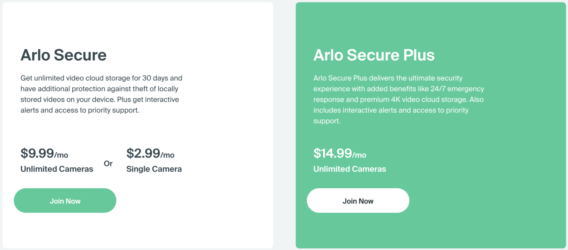 Arlo cloud storage cost outlet