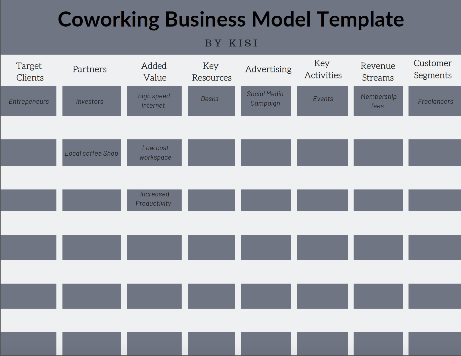 Coworking Space Business Plan Template Pdf Download
