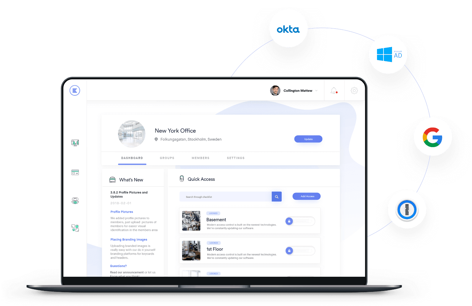 基於雲的訪問控制儀表板