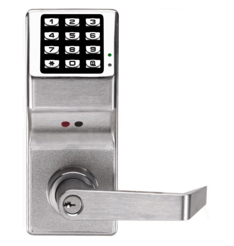 Pin code door lock outlet