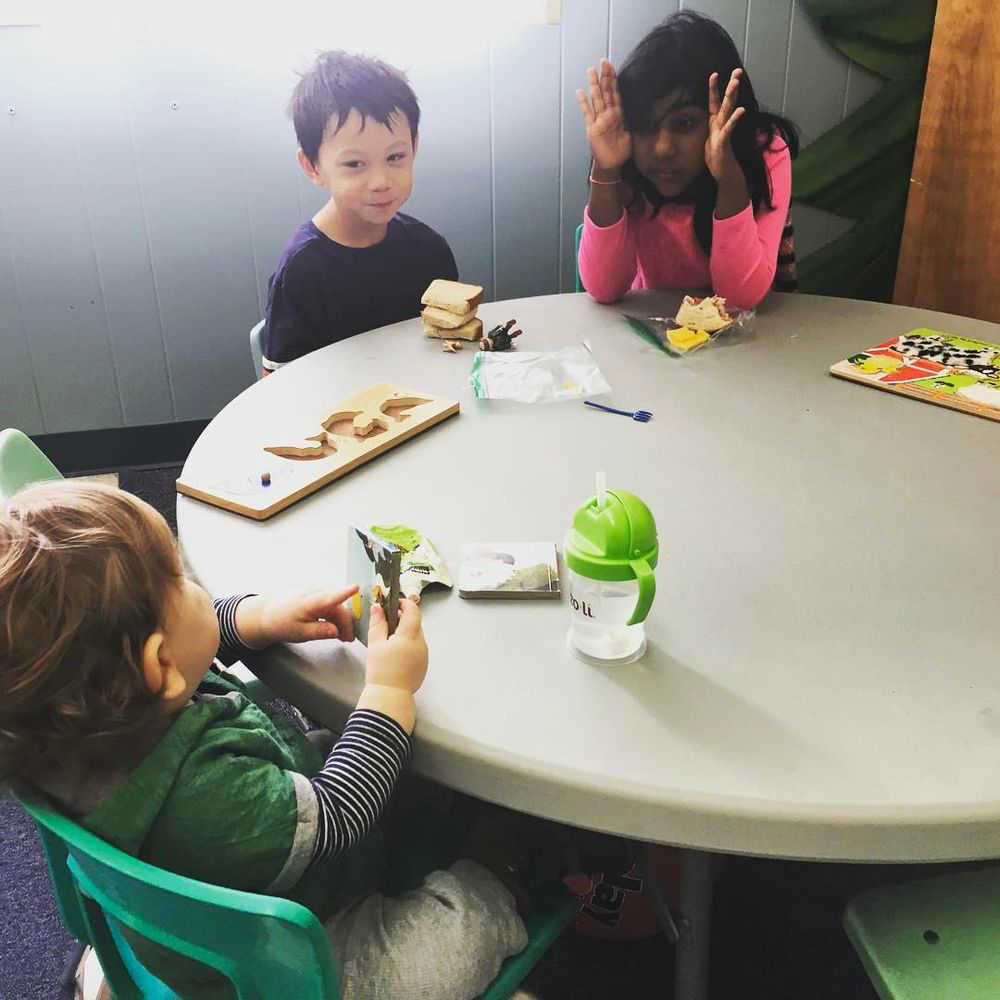 Children playing in The Inc. 