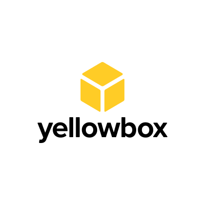yellowbox logo with yellow 3D box