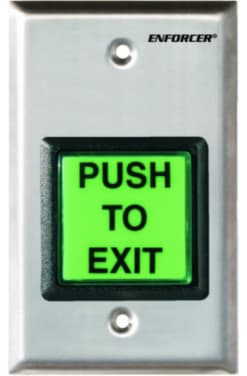 push to exit button by Enforcer