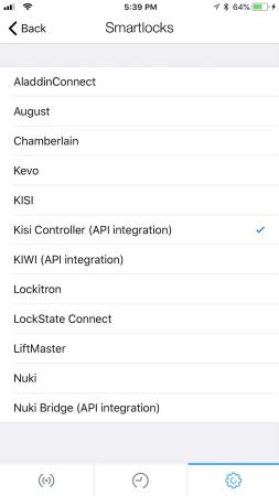 select Kisi Controller (API integration) 