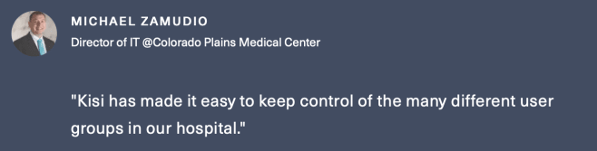 kisi hospital testimonial