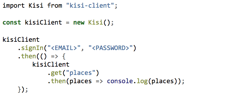 Kisi API