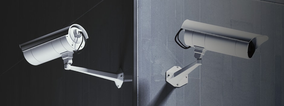 Image of installed camera in a physical space