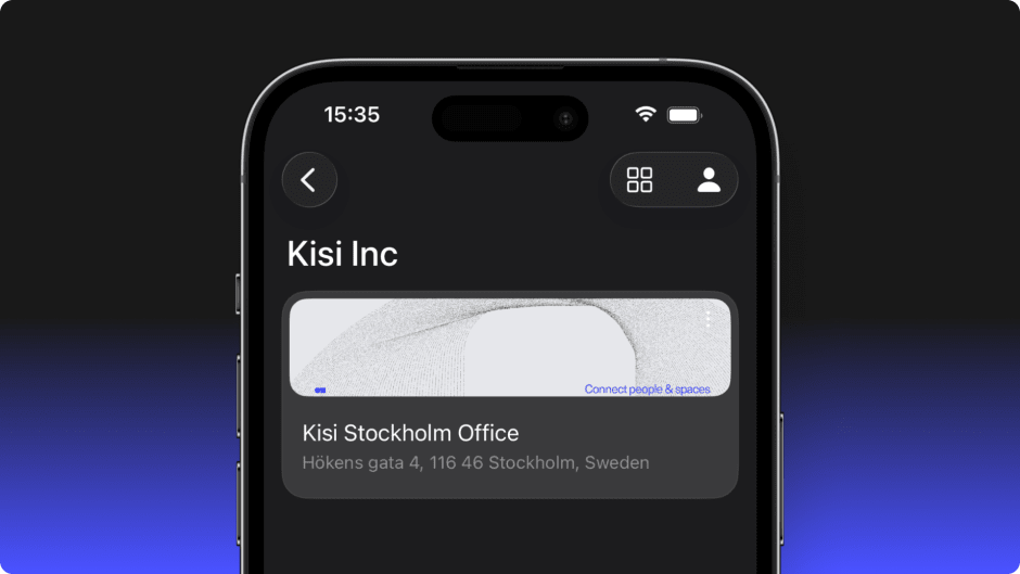 Kisi iOS joins the dark side