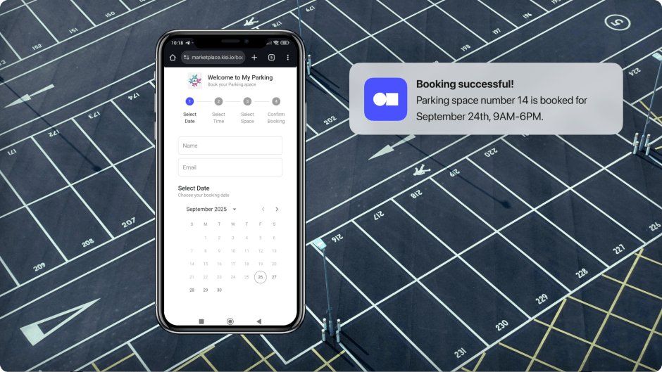 Manage any shared resource with Kisi Bookings