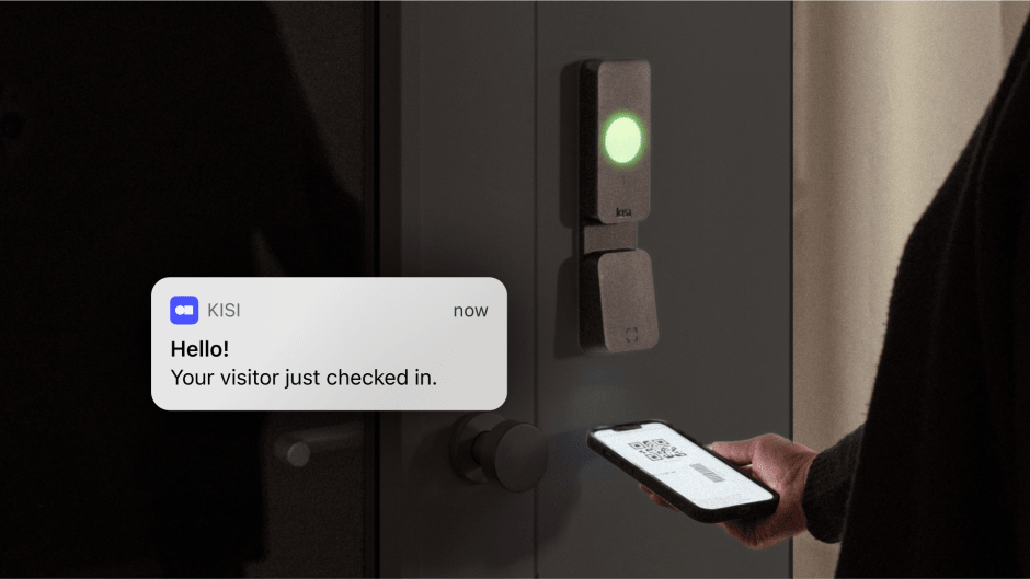 Visitor management with QR codes