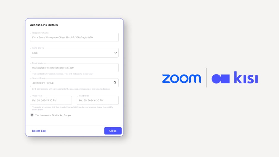 Kisi x Zoom