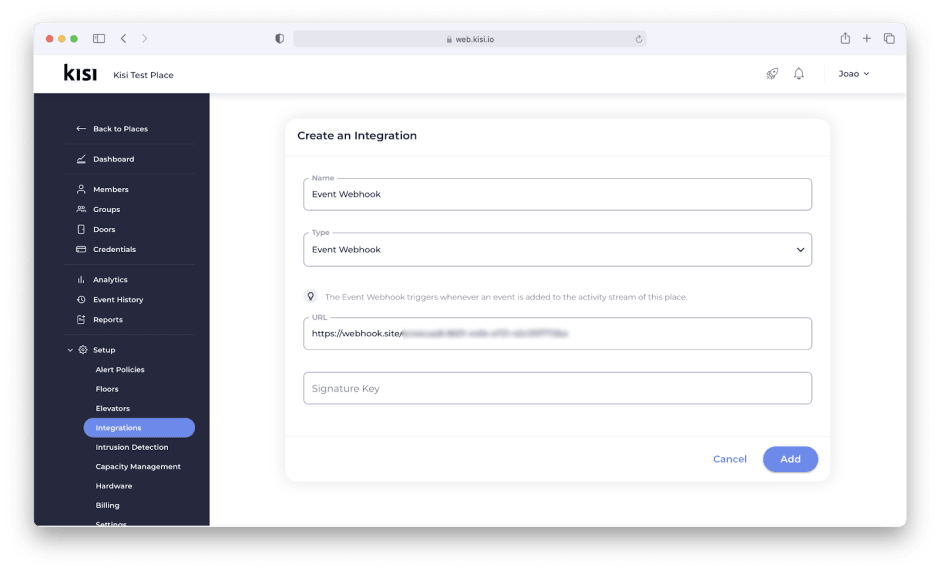 kisi-webhook-integration-example