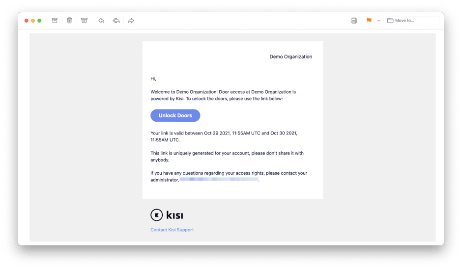access-link-email-example