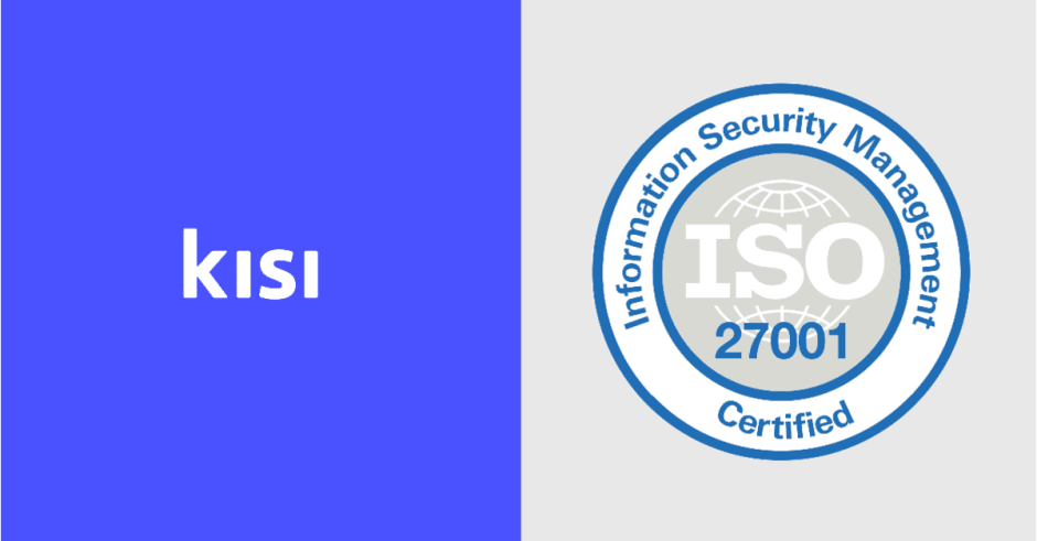 Kisi ISO 27001 certified