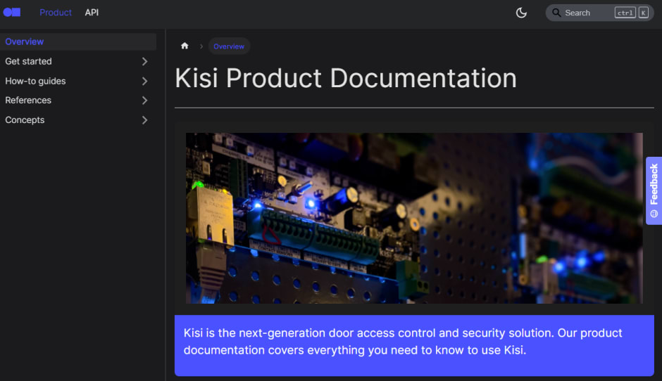 Kisi docs portal