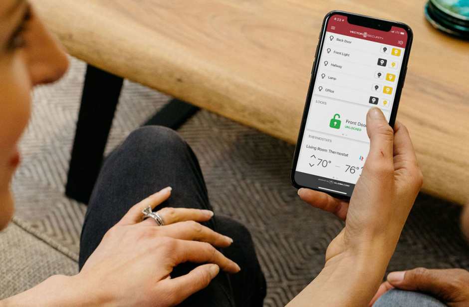Vector Security app