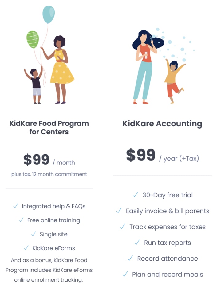 Kidkare pricing