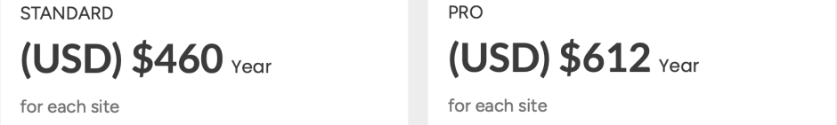 Sign in scheduling pricing