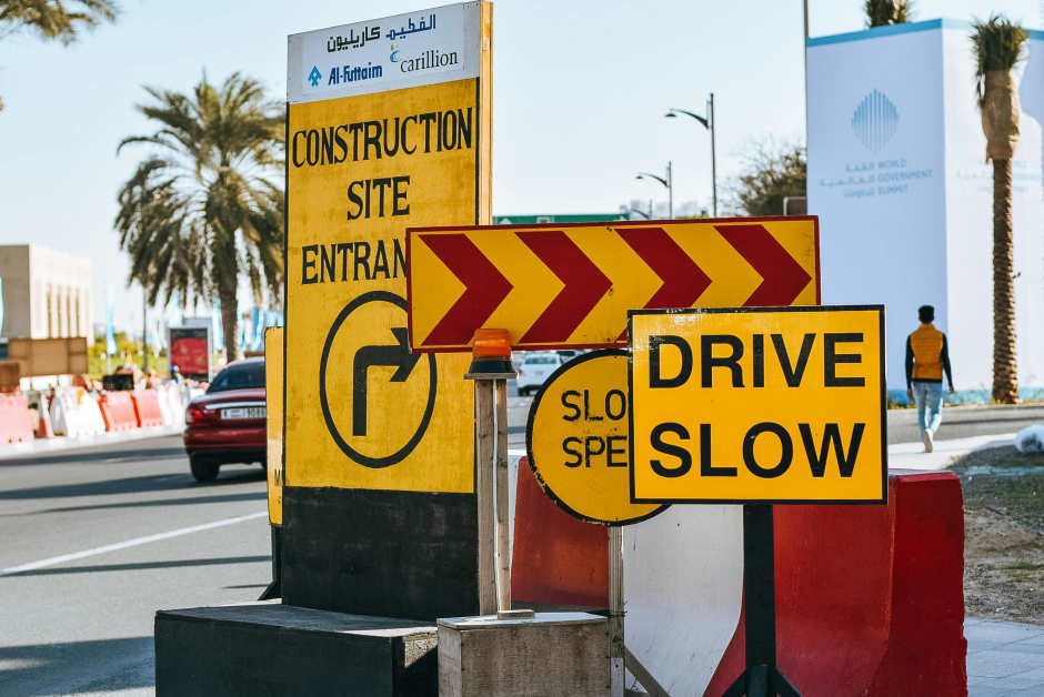 construction site signage as part of a security strategy