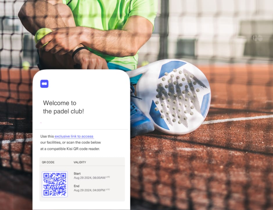 access control for racket ball facilities