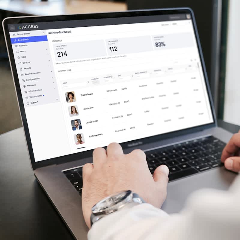 Avigilon Alta access control software