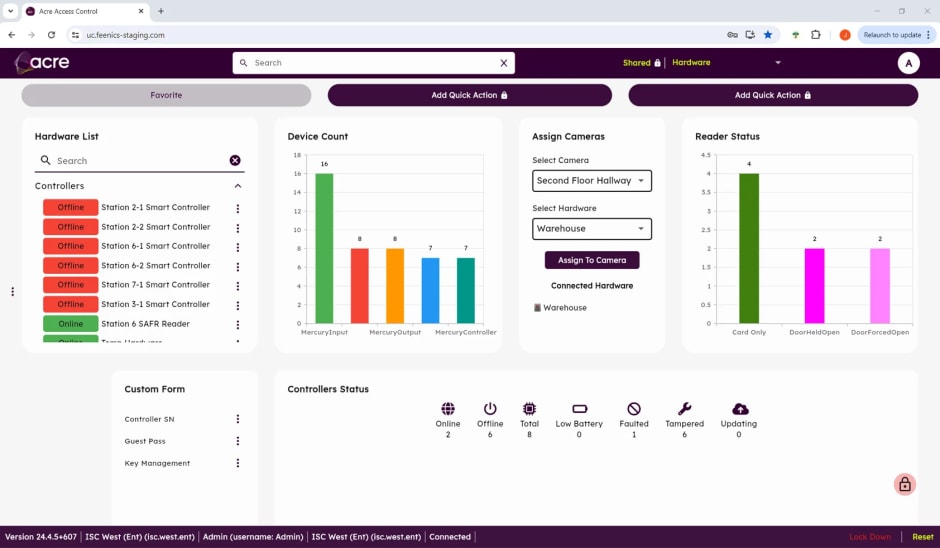 Acre access control software