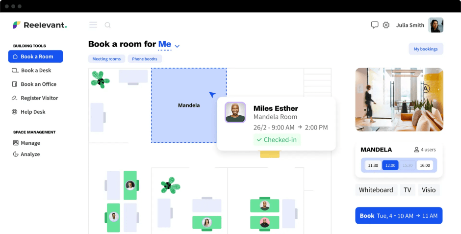 Archie coworking dashboard