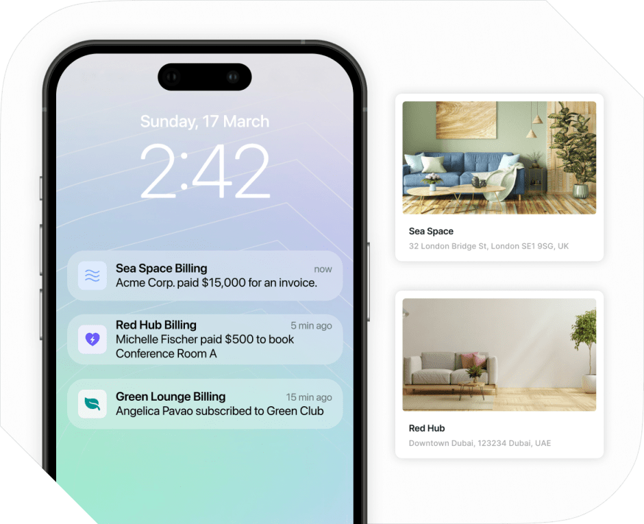 global space management with Spacebring coworking software