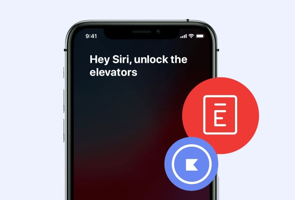 unlock elevtors with Apple's Siri