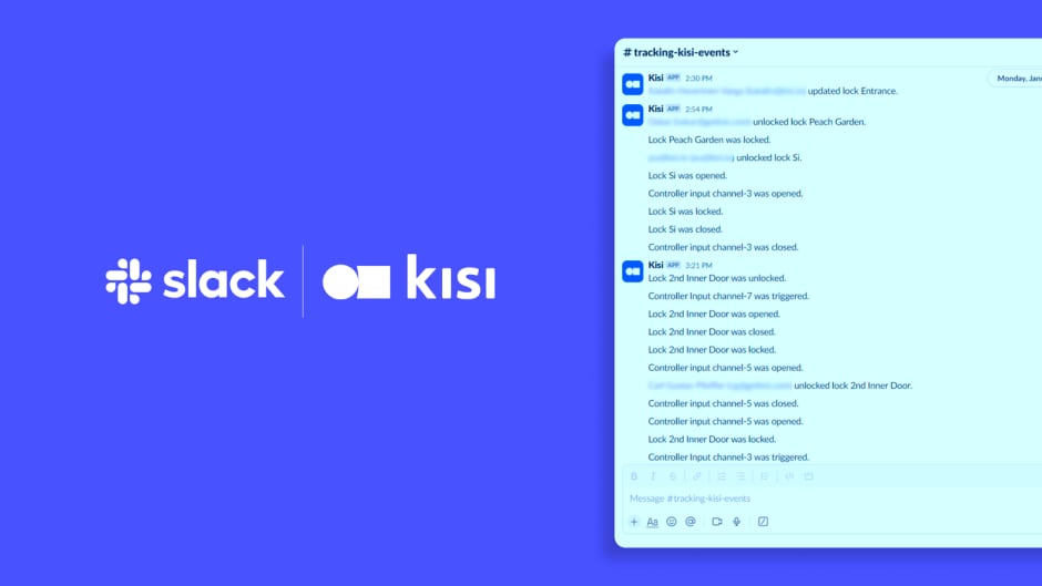 Kisi Slack integration