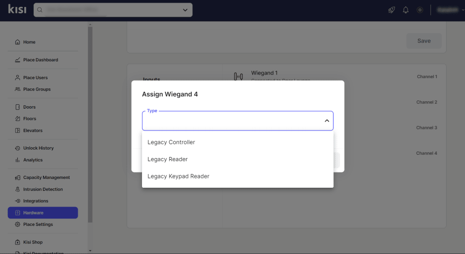 Kisi now supports legacy keypad readers